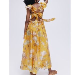 H&M Zimmermenn Style Floral Yellow Dress